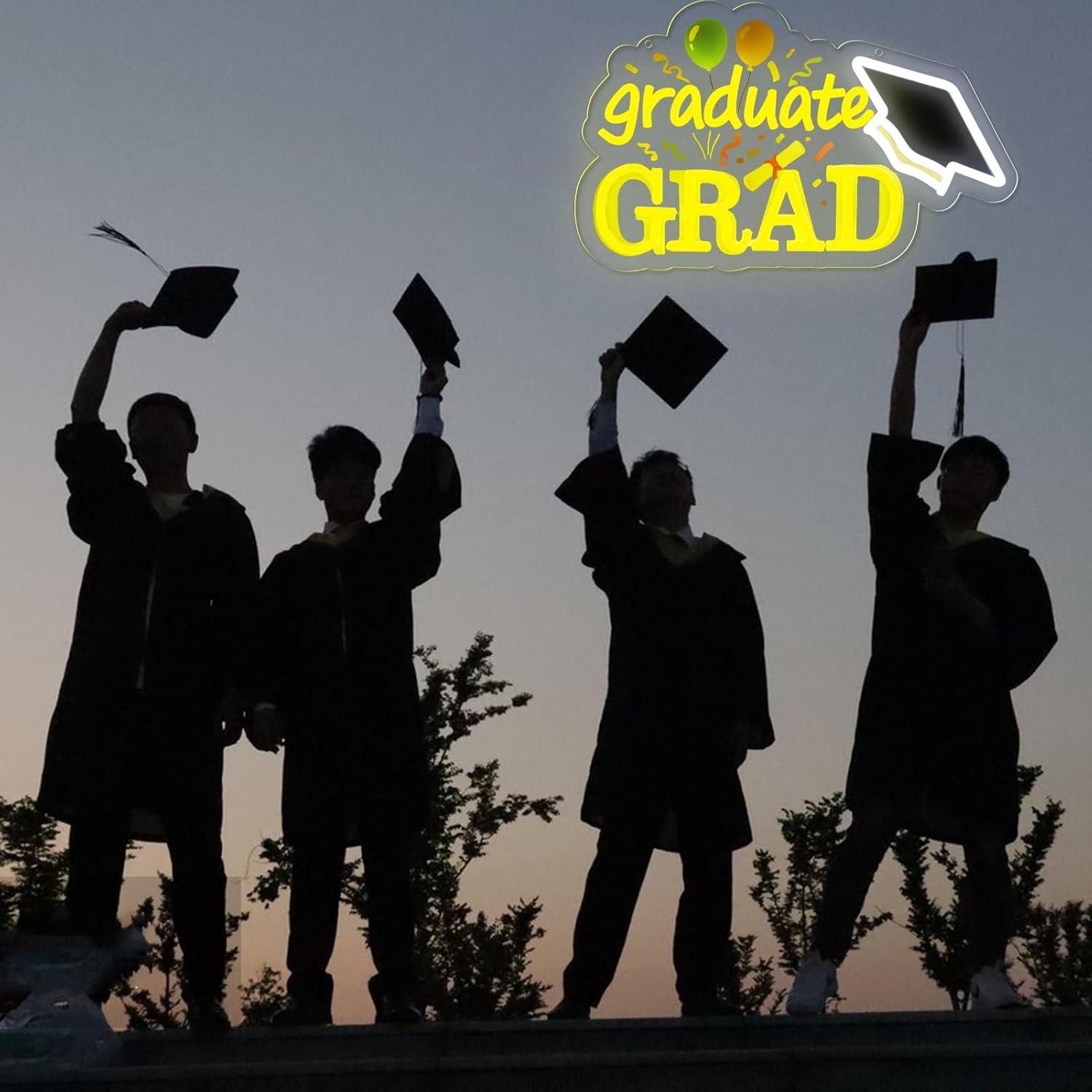 Graduate Grad Neon Sign USB Di - Neon Sign Party ulasan dan harga