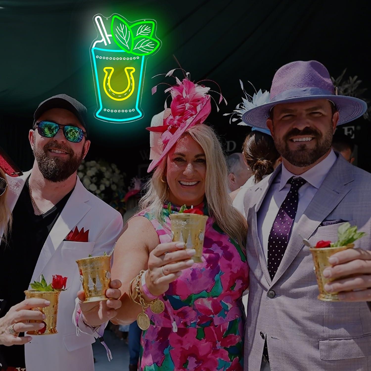 Mint Julep Cocktail Neon Sign  - Neon Sign Party ulasan dan harga