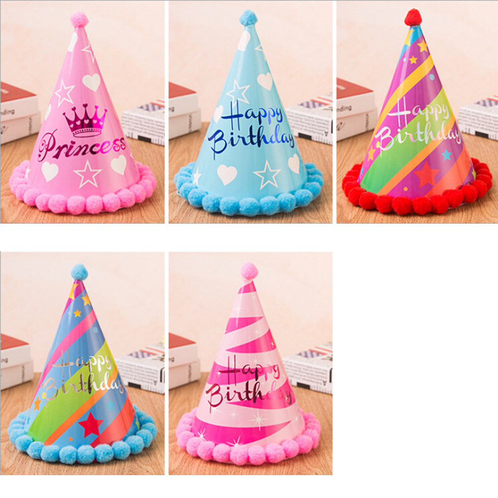 12Pcs Cake Inspired Birthday P - Party Hat Cone ulasan dan harga
