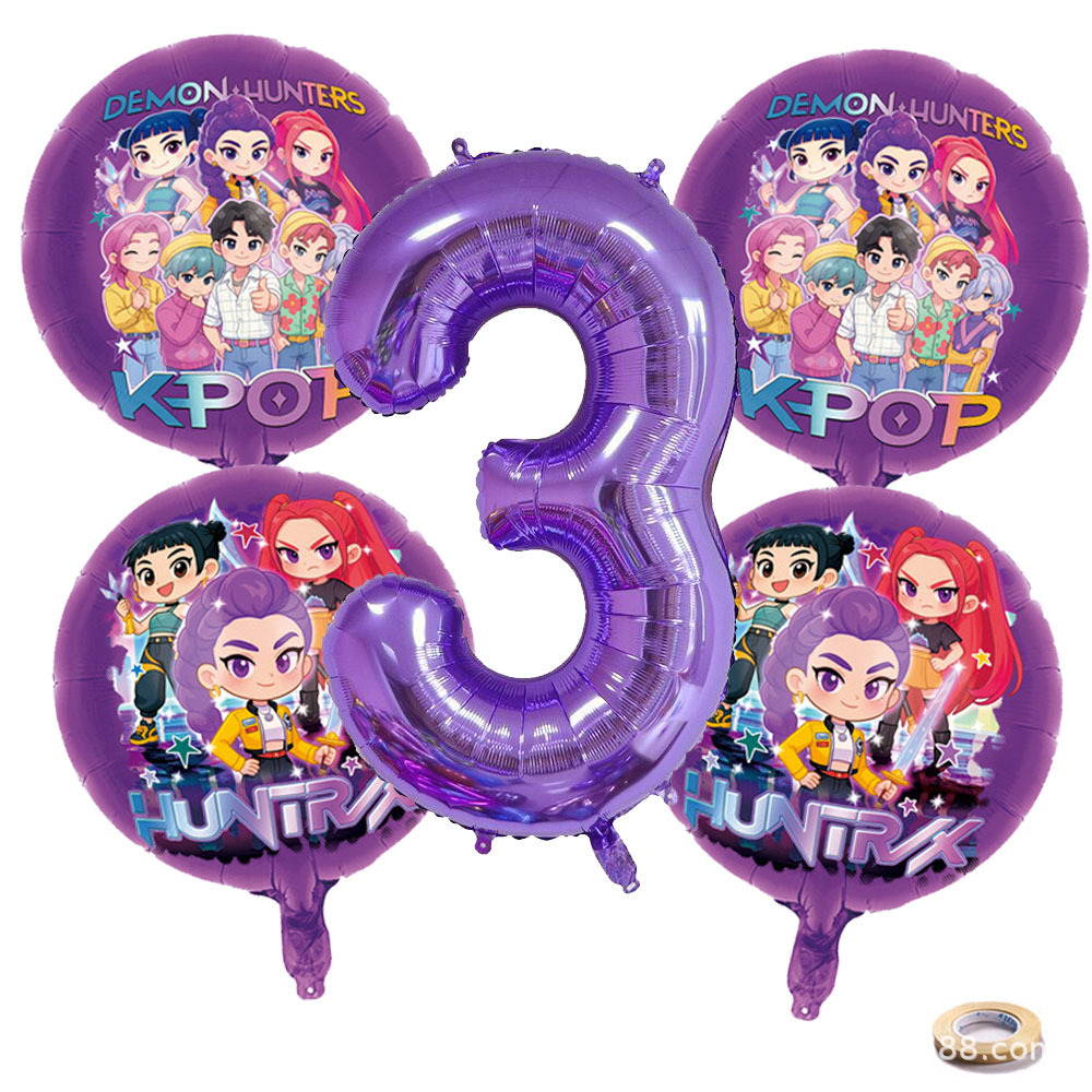 K P Foil Balloon Set Girl Grou - Event Party ulasan dan harga