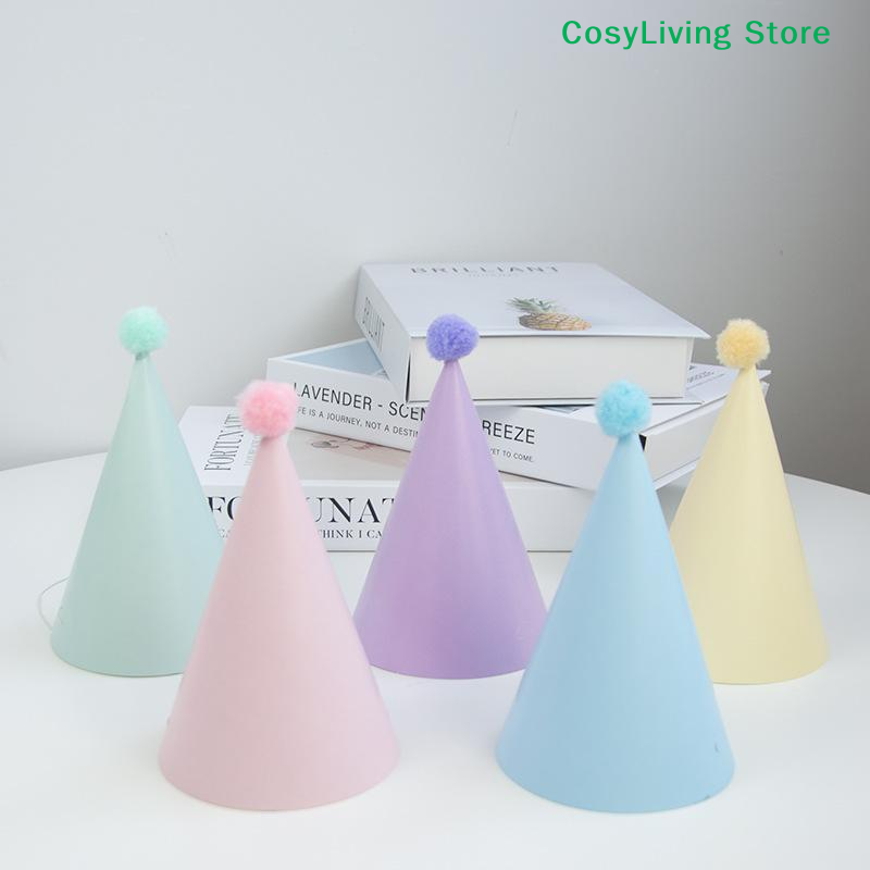 [CL]5/6/9/12Pcs Cone Birthday  - Party Hat Cone ulasan dan harga