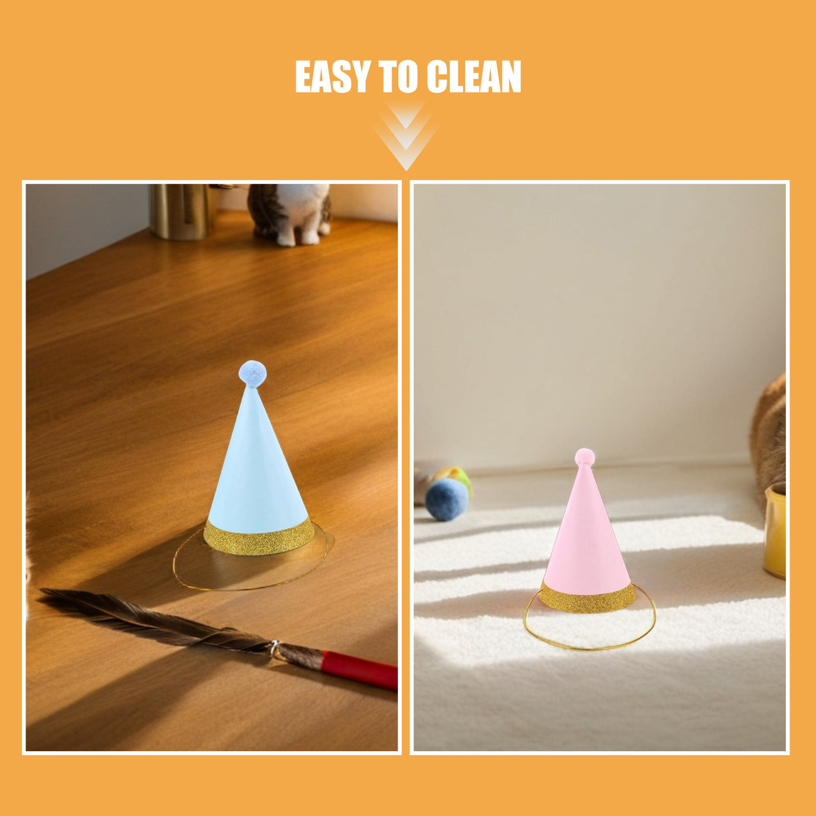 16Pcs Pet Birthday Hat Comfort - Party Hat Cone ulasan dan harga