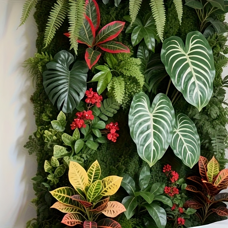 Outdoor Green Plant Wall Panel - Flower Wall Panel ulasan dan harga
